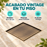 Rejilla Invisible Vintage De 10 × 10 cm - Características del producto