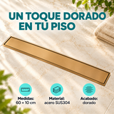 Rejilla Invisible Dorada De 60 × 10 cm - Características del producto