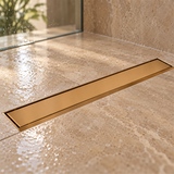 Rejilla Invisible Dorada De 60 × 10 cm - Vista cercana del producto