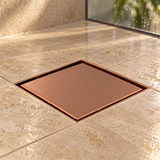 Rejilla Invisible En Oro Rosa De 10 × 10 cm - Vista cercana del producto