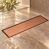 Rejilla Invisible En Oro Rosa De 30 × 10 cm - Vista cercana del producto