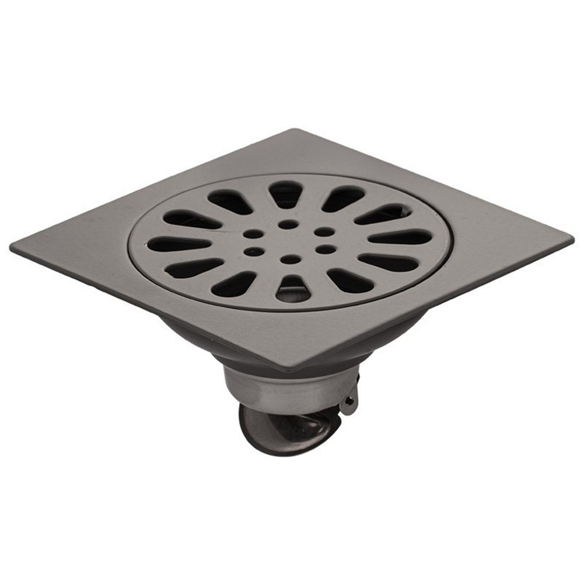 Rejilla De Piso Sol Gun Gray De 10 × 10 cm - Foto oficial del producto