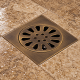 Rejilla De Piso Sol Vintage De 10 × 10 cm - Vista cercana del producto