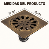 Rejilla De Piso Sol Vintage De 10 × 10 cm - Medidas del producto