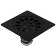 Rejilla De Piso Sol Negra De 10 × 10 cm - Foto oficial del producto