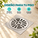 Rejilla De Piso Router Satinada De 10 cm - Características del producto