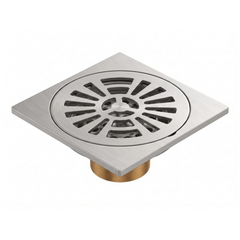 Rejilla De Piso Router Satinada De 10 cm