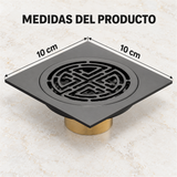 Rejilla De Piso Shibuya Gun Gray De 10 cm - Medidas del producto