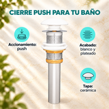 Desagüe Push Con Tapa Cerámica En Acero SUS304 - Características del producto