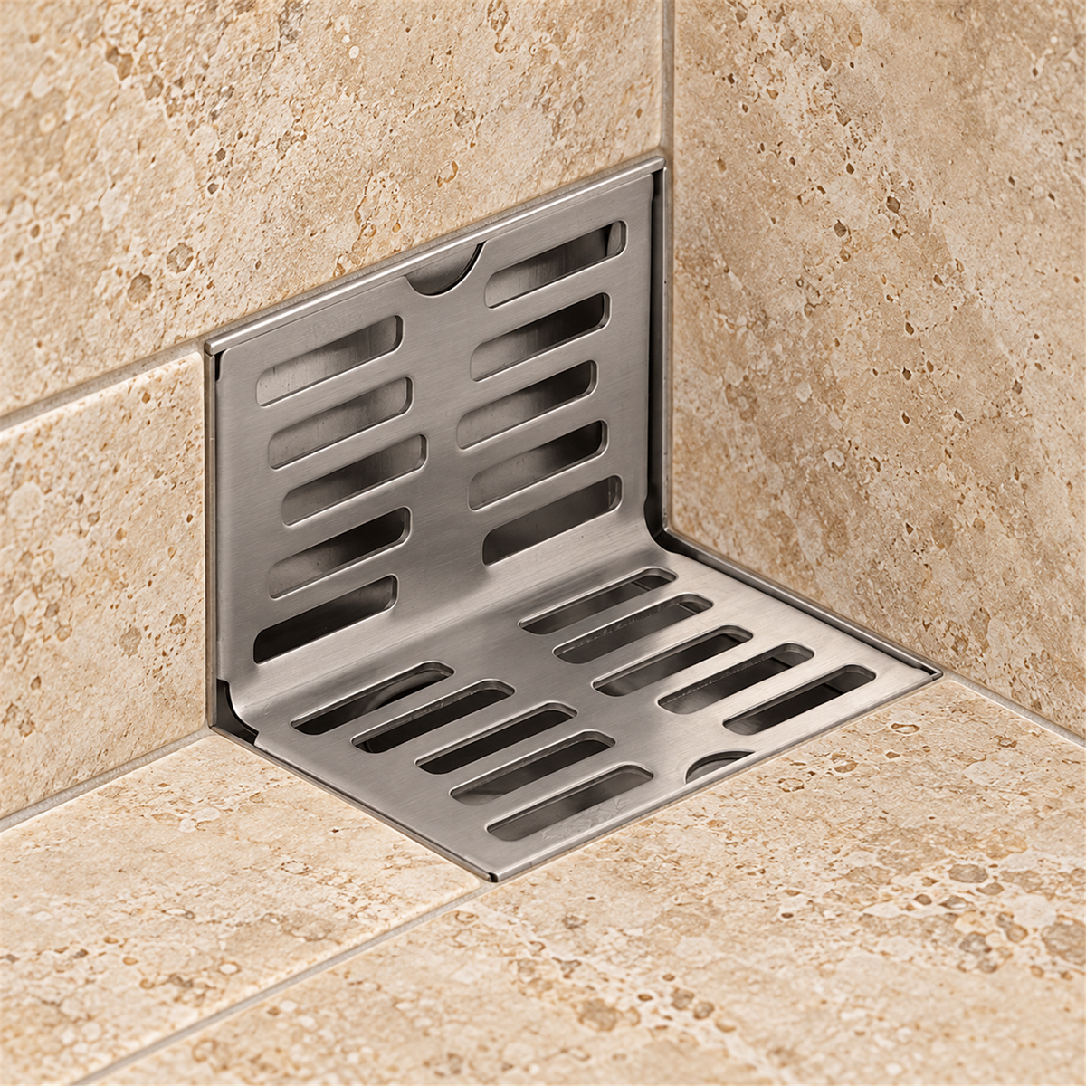 Rejilla Tipo L Para Piso Y Pared - Vista cercana del producto