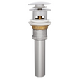 Desagüe Push Hongo En Acero Con Rebose - Foto oficial del producto