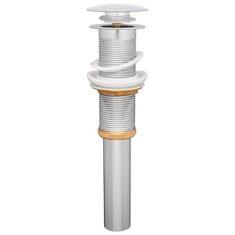 Desagüe Push Extralargo En Bronce Sin Rebose