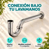 Sifón P En Acero Y Bronce Para Lavamanos De 1¼ Pulgadas - Características del producto