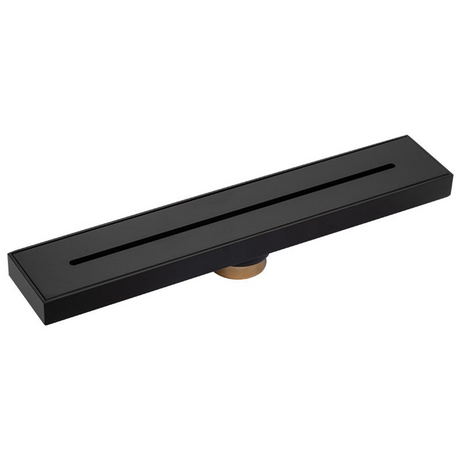 Rejilla Lineal Zen Negra De 5,5 × 30 cm
