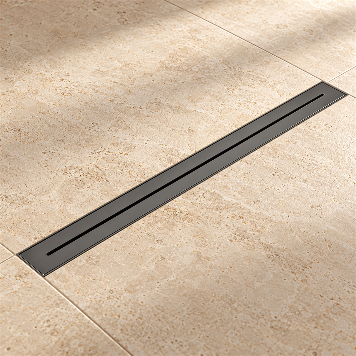 Rejilla Lineal Zen Gris De 5,5 × 60 cm - Vista cercana del producto