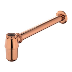 Sifón Tipo Pastilla Rose Gold En Acero SUS304