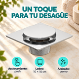 Rejilla De Piso Push Cromada De 10 cm - Características del producto