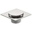 Rejilla De Piso Push Cromada De 10 cm - Foto oficial del producto