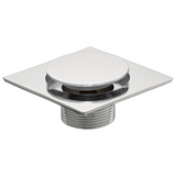 Rejilla De Piso Push Cromada De 10 cm - Foto oficial del producto