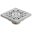 Rejilla De Piso Trinity Cromada De 10 cm - Foto oficial del producto