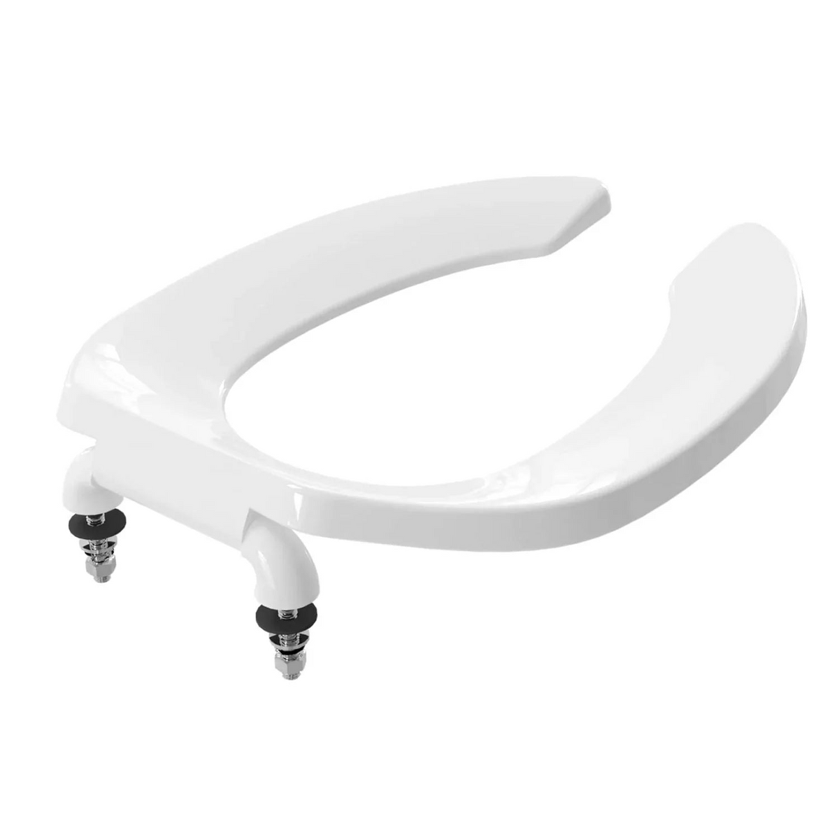 Asiento Sanitario Institucional Tipo Herradura Blanco - Vista adicional del producto
