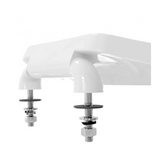 Asiento Sanitario Institucional Tipo Herradura Blanco - Vista adicional del producto