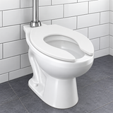 Asiento Sanitario Institucional Tipo Herradura Blanco - Vista adicional del producto
