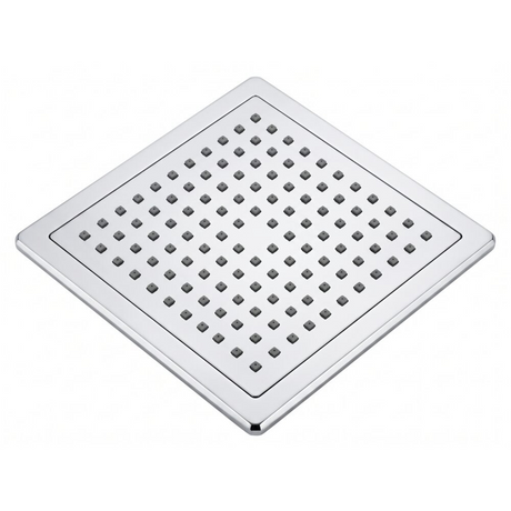 Regadera Cuadrada Slim En ABS Cromado De 9 Pulgadas