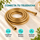 Manguera Para Teleducha De 150 cm Dorada - Características del producto