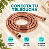 Manguera Para Teleducha De 150 cm Oro Rosa - Características del producto