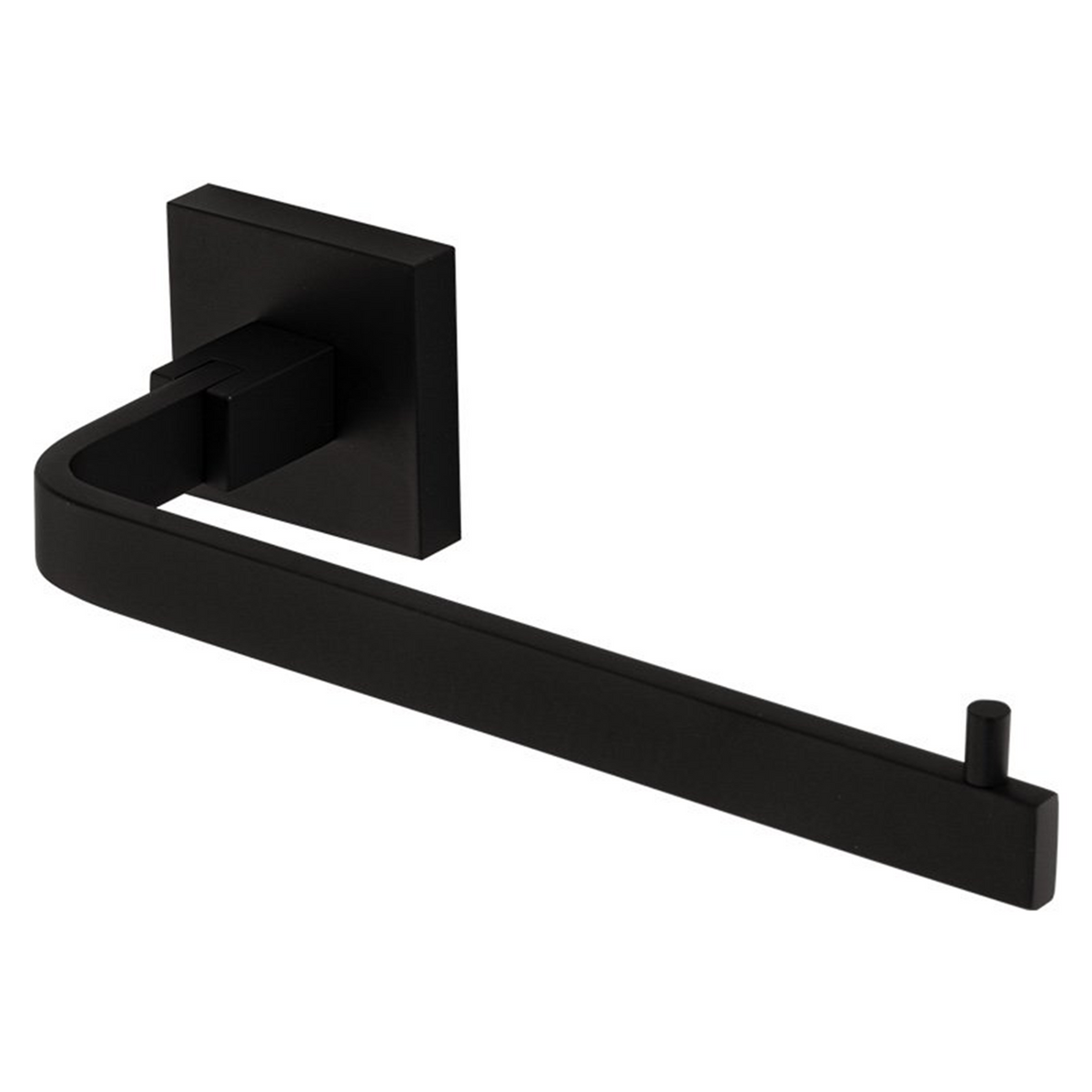 Portarrollos De Base Cuadrada Negro En Bronce - Foto oficial del producto