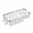 Jabonera Rectangular De Dos Puestos Con Perchero En Acero - Foto oficial del producto