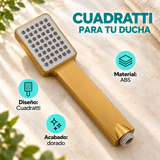 Teleducha Cuadratti Dorada En ABS - Características del producto