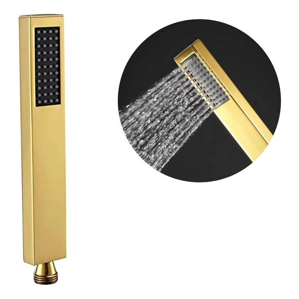 Teleducha Slim Alargada Dorada En Acero Inoxidable SUS304 - Vista adicional del producto