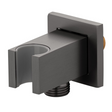 Soporte Cuadrado Para Teleducha Con Salida Gris Gun Gray - Foto oficial del producto