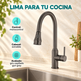 Grifería Monocontrol Lima Extraíble Para Lavaplatos Gris Gun Gray - Características del producto