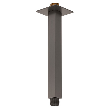 Tubo Cuadrado De Techo Para Ducha Gris Gun Gray