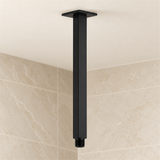 Tubo Cuadrado De Techo Para Ducha Negro En Bronce - Vista cercana del producto