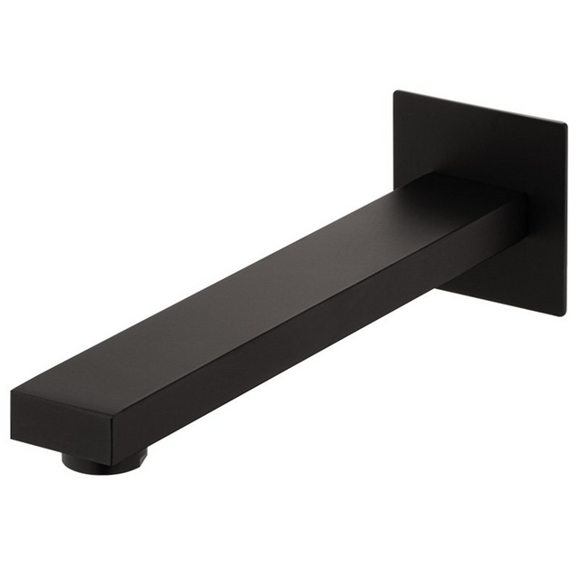 Pico De Pared Cuadrado Para Lavamanos O Tina Negro - Foto oficial del producto