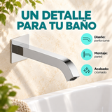 Pico Delgado De Punta Curva Para Tina Cromado En Bronce - Características del producto