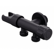 Registro Desviador Con Soporte Negro En Acero Inoxidable SUS304 - Foto oficial del producto