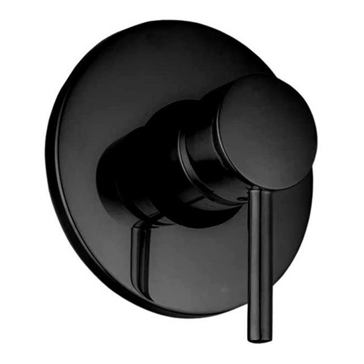 Monocontrol De Ducha Redondo Negro En Bronce - Vista adicional del producto
