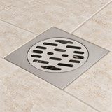 Rejilla De Piso Cuadrada Tipo Ladrillo En Acero 10 cm - Vista cercana del producto