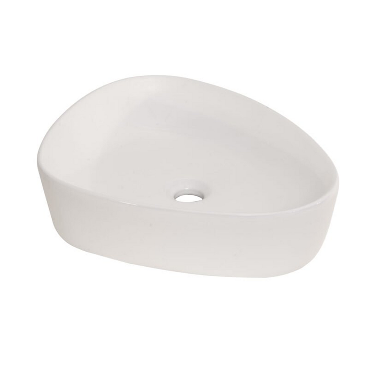 Lavamanos De Sobreponer Triangular Blanco 50 × 42 cm - Foto oficial del producto