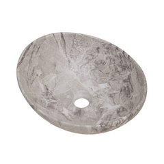 Lavamanos Canoa Calacata Gris 41 × 33 cm