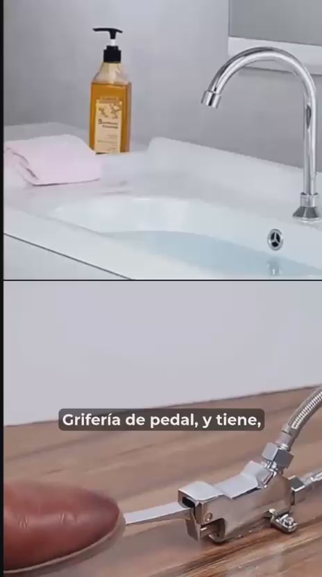 Kit Válvula Pedal Alto Tráfico Institucional, Manos Libres