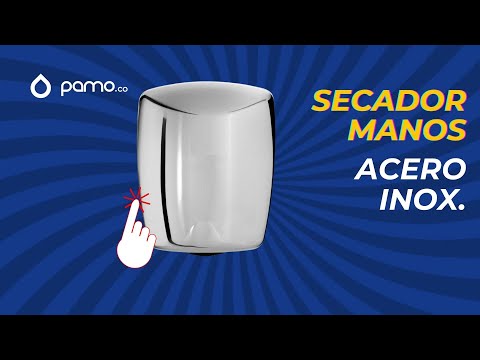 Secador de manos brillante / Tornado mediano automático infrarrojo acero inoxidable