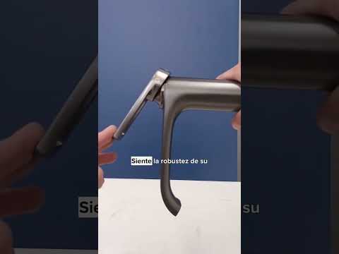 Video Griferia Lavamanos Monocontrol Alto Spacco Gris Concreto