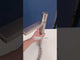 Video Lavamanos Monocontrol Alto Dritto Níquel Texturizado Diseño Moderno