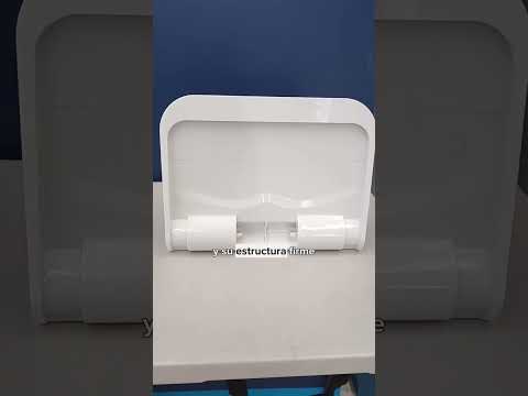 Video Silla Plegable para Baño -Ducha Blanco - Alta Resistencia 110 kg, Abatible